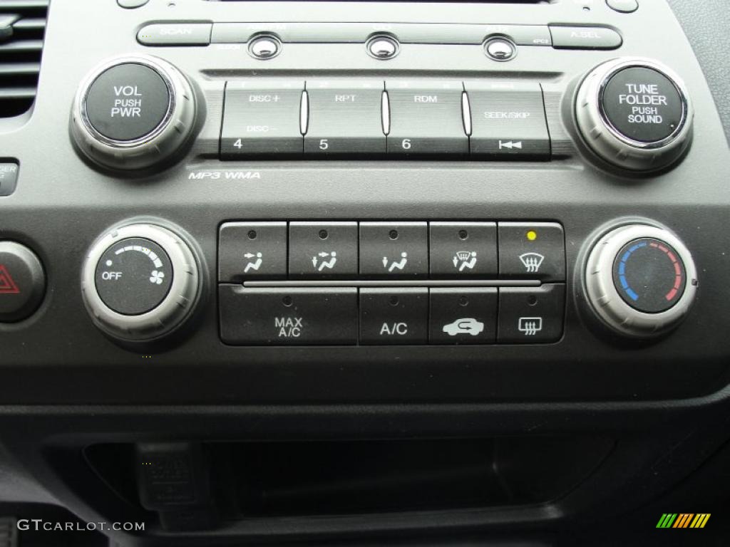 2008 Civic EX Coupe - Rallye Red / Black photo #34