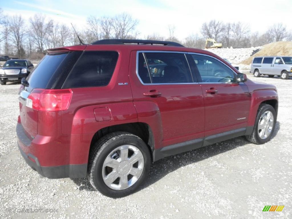 Merlot Jewel Metallic 2011 GMC Terrain SLE Exterior Photo #45432240