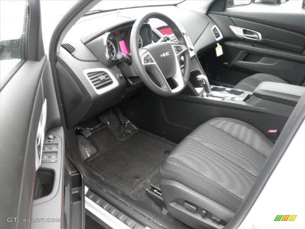 Jet Black Interior 2011 GMC Terrain SLE AWD Photo #45434138
