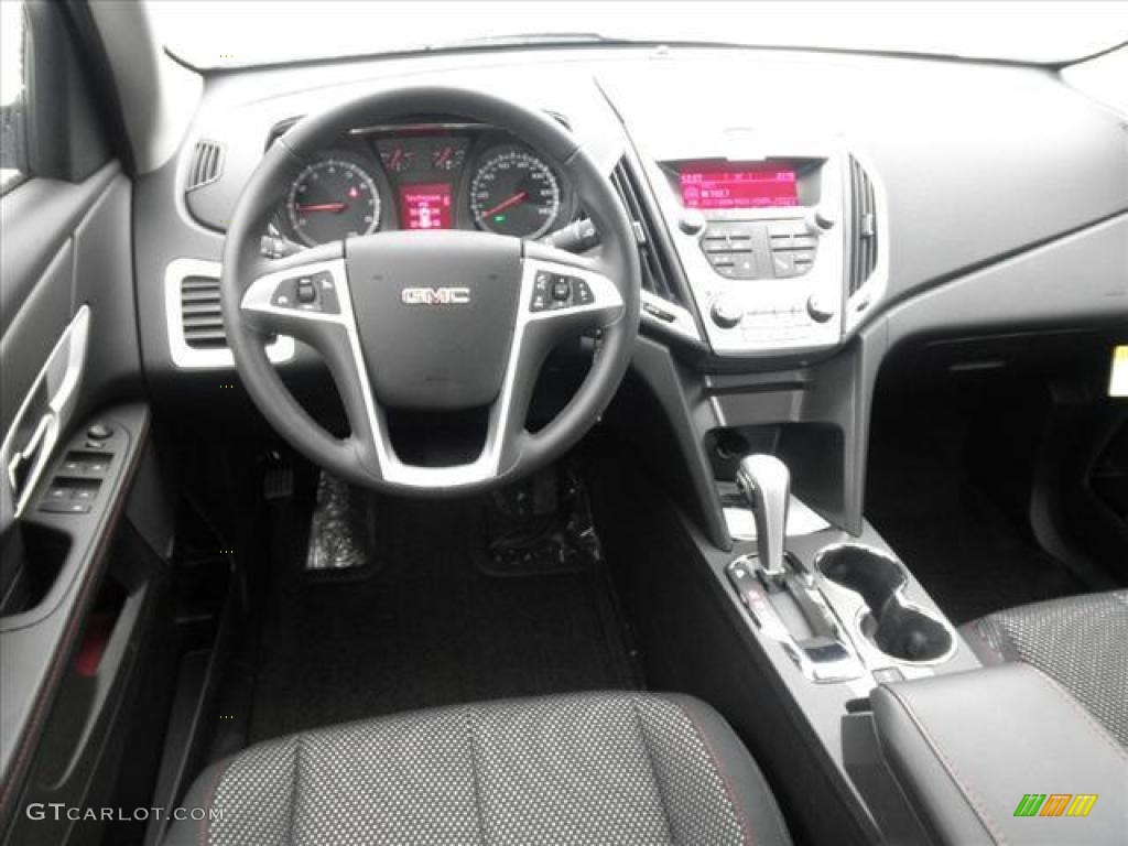 2011 GMC Terrain SLE AWD Jet Black Dashboard Photo #45434178
