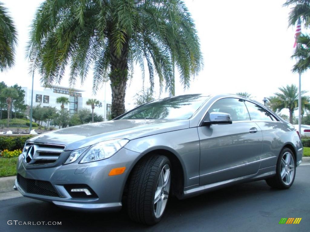 Palladium Silver Metallic 2011 Mercedes-Benz E 550 Coupe Exterior Photo #45435009