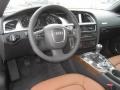 2011 Audi A5 Cinnamon Brown Interior Dashboard Photo