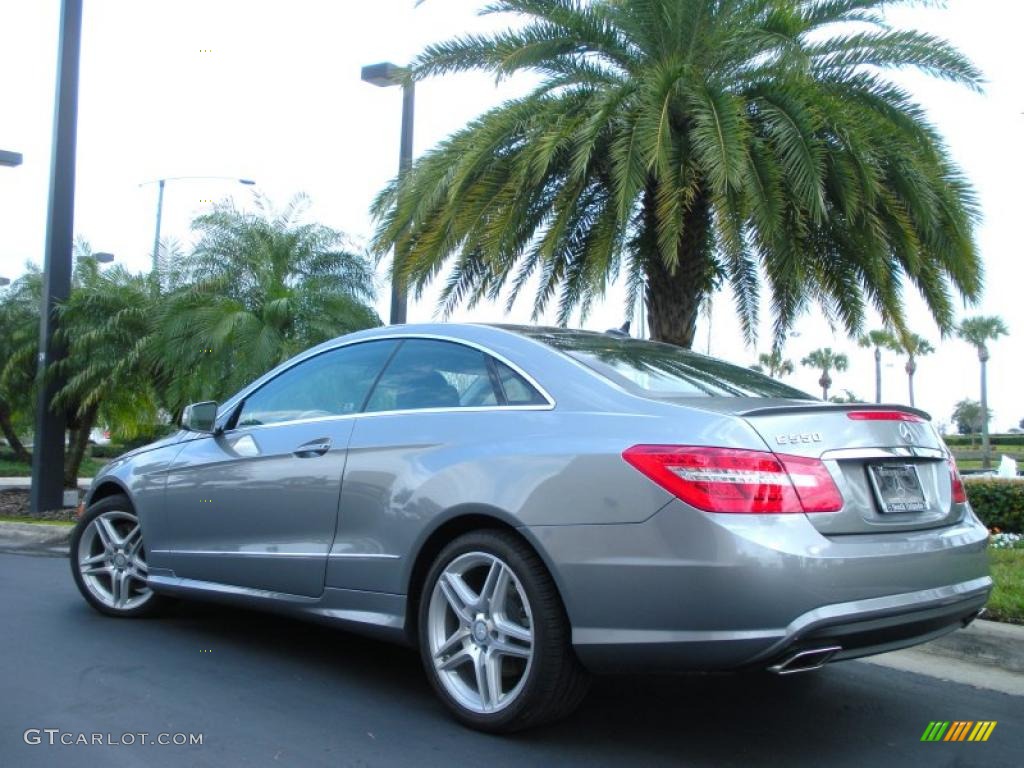 Palladium Silver Metallic 2011 Mercedes-Benz E 550 Coupe Exterior Photo #45435114