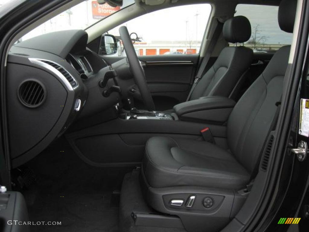 Black Interior 2011 Audi Q7 3.0 TDI quattro Photo #45435318