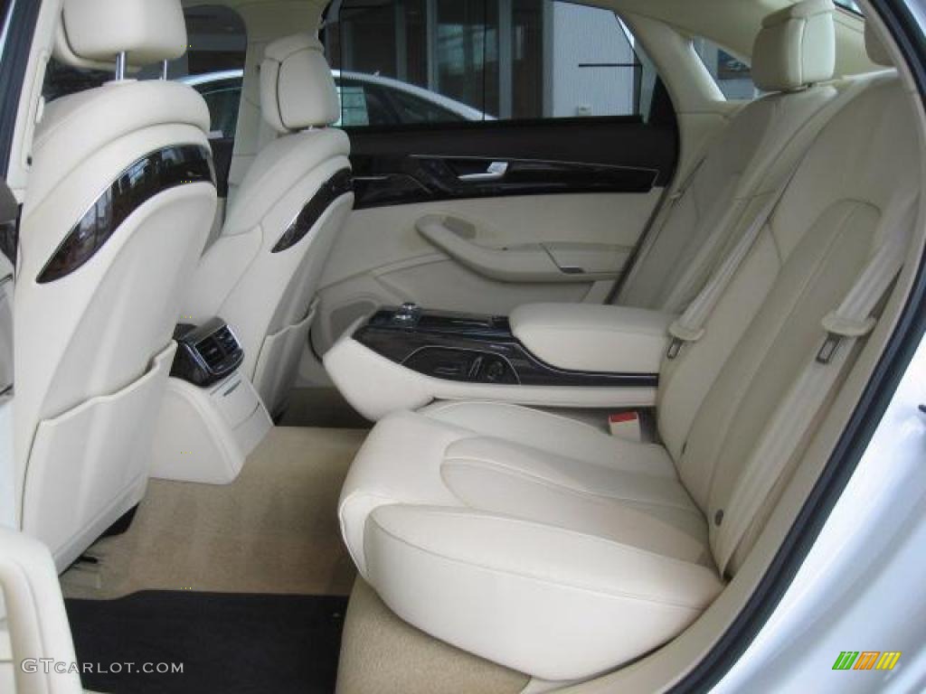 Velvet Beige Interior 2011 Audi A8 L 4.2 FSI quattro Photo #45435638