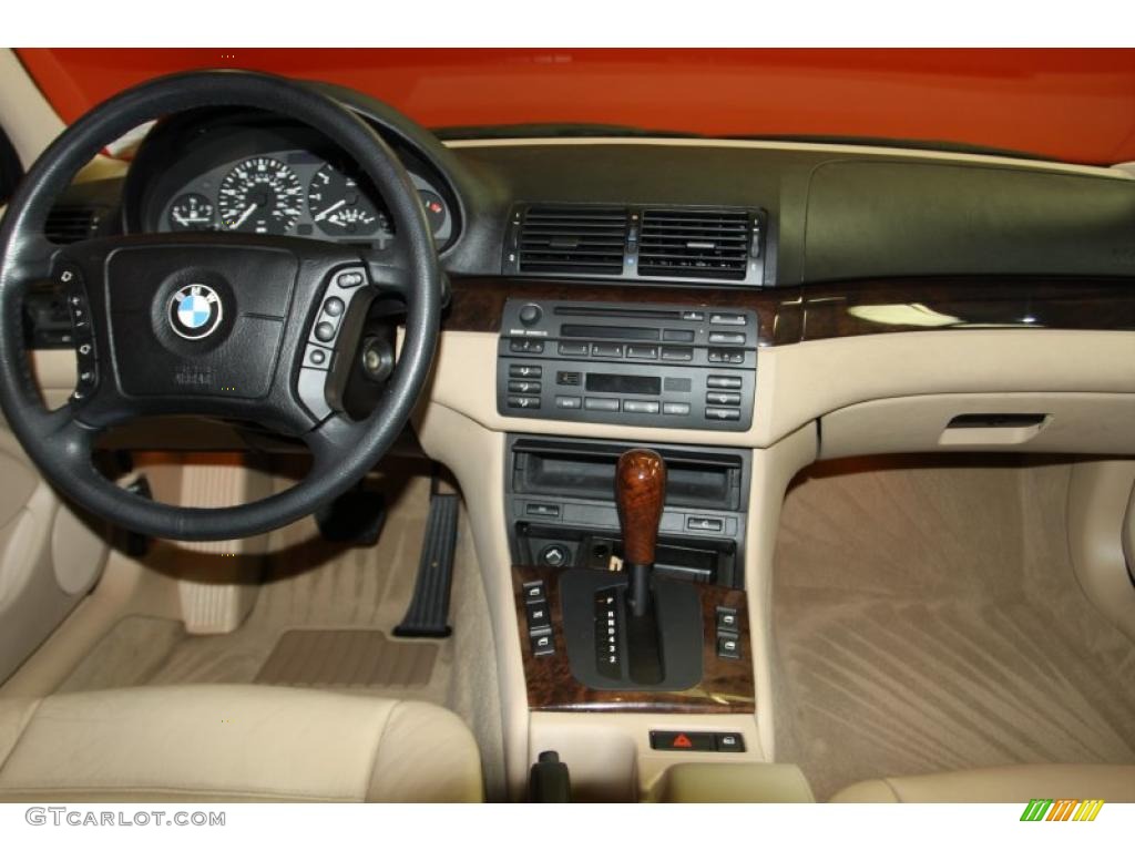 2000 BMW 3 Series 328i Sedan Sand Dashboard Photo #45435882