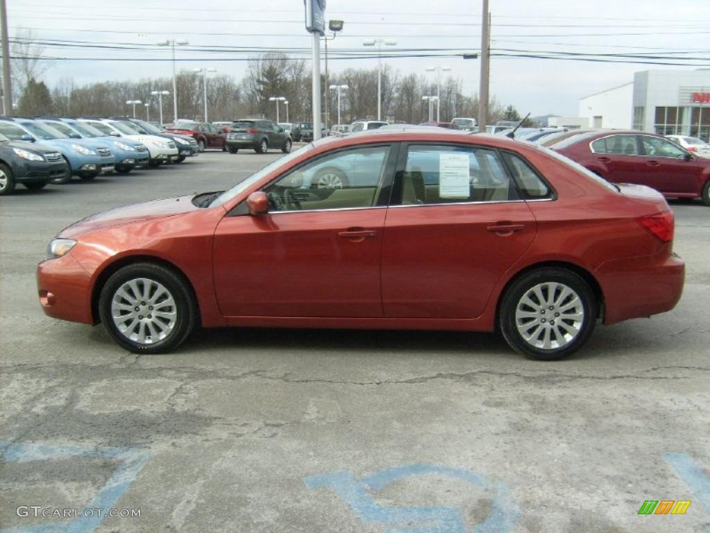 Paprika Red Pearl 2010 Subaru Impreza 2.5i Premium Sedan Exterior Photo #45436233