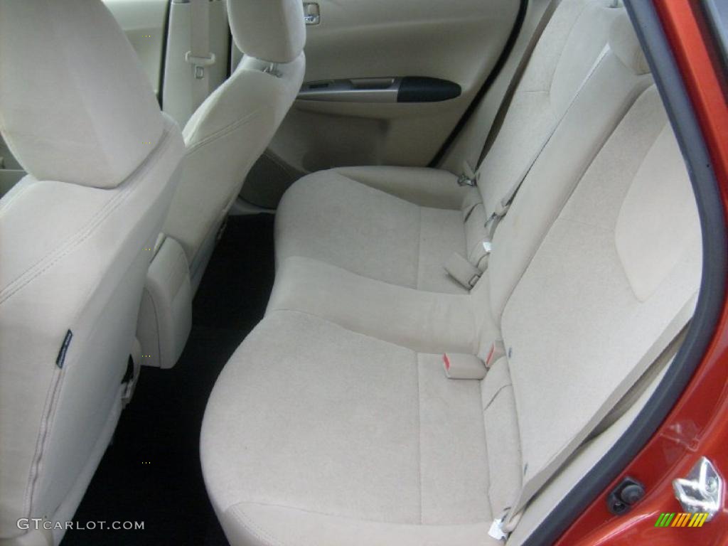 Ivory Interior 2010 Subaru Impreza 2.5i Premium Sedan Photo #45436353