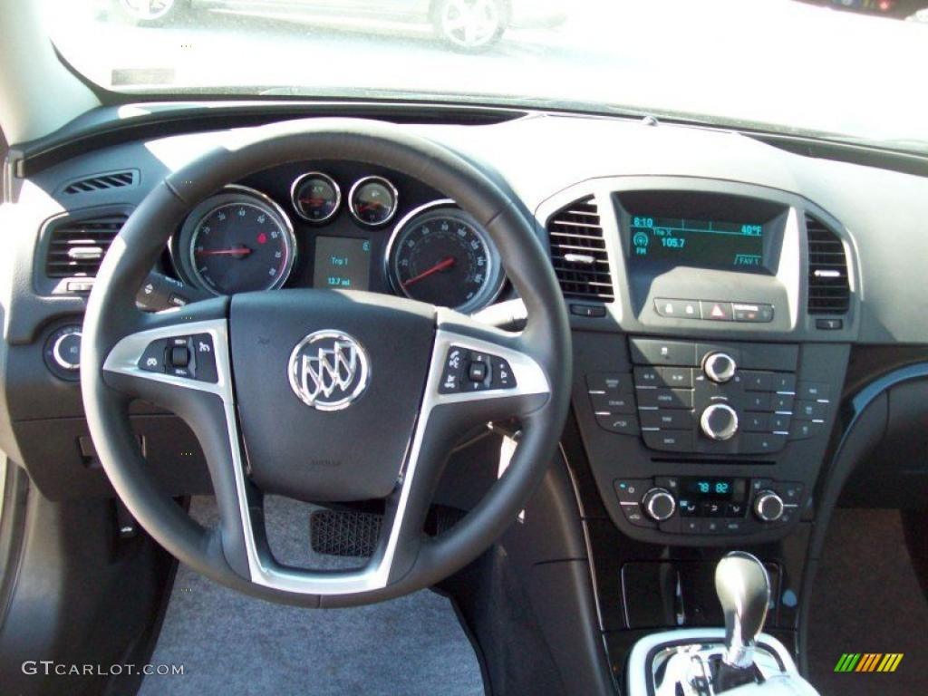 2011 Buick Regal CXL Ebony Dashboard Photo #45436611