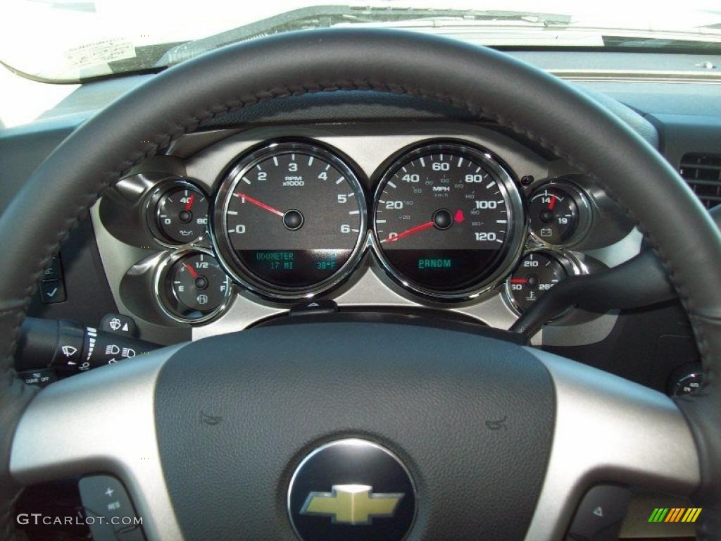 2011 Silverado 1500 LT Crew Cab 4x4 - Black / Ebony photo #6