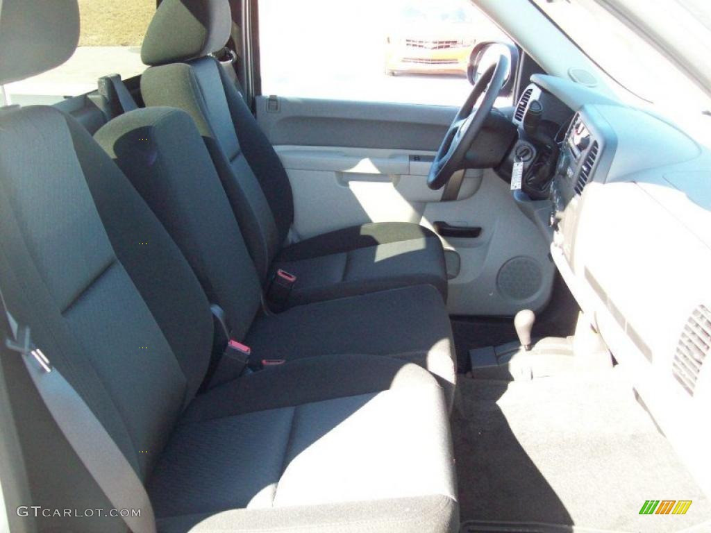 2011 Silverado 1500 LS Regular Cab 4x4 - Sheer Silver Metallic / Dark Titanium photo #6