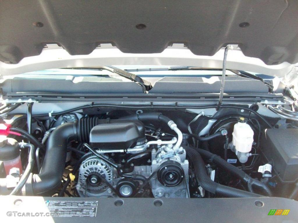 2011 Silverado 1500 LS Regular Cab 4x4 - Sheer Silver Metallic / Dark Titanium photo #15