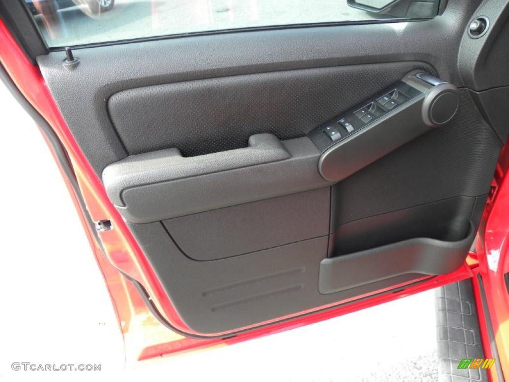 2008 Ford Explorer Sport Trac Adrenalin Dark Charcoal Door Panel Photo #45438547