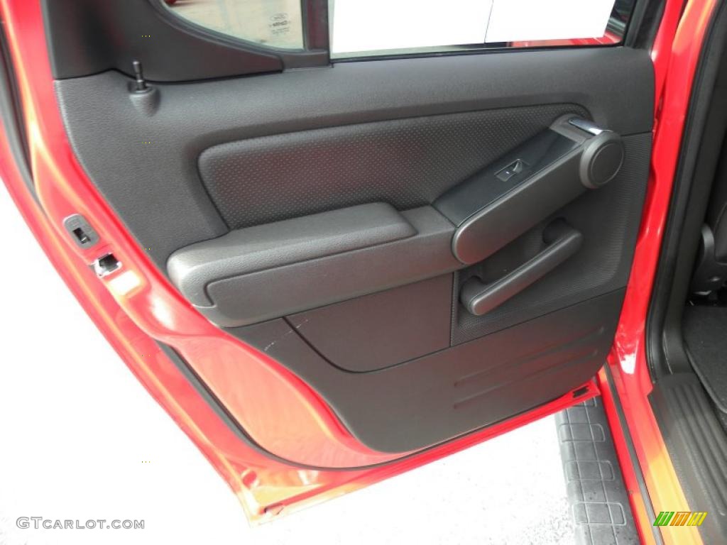 2008 Ford Explorer Sport Trac Adrenalin Dark Charcoal Door Panel Photo #45438555