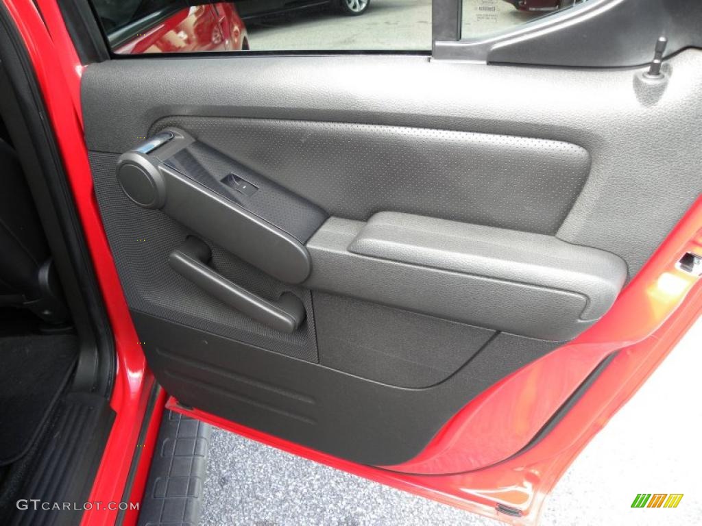 2008 Ford Explorer Sport Trac Adrenalin Dark Charcoal Door Panel Photo #45438579
