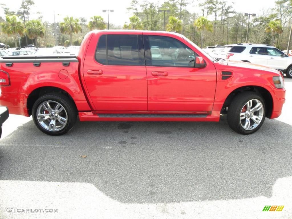 2008 Explorer Sport Trac Adrenalin - Colorado Red / Dark Charcoal photo #14