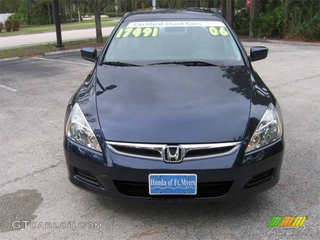 2006 Accord LX Sedan - Royal Blue Pearl / Gray photo #26
