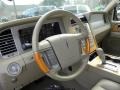 2007 Lincoln Navigator Camel Interior Steering Wheel Photo