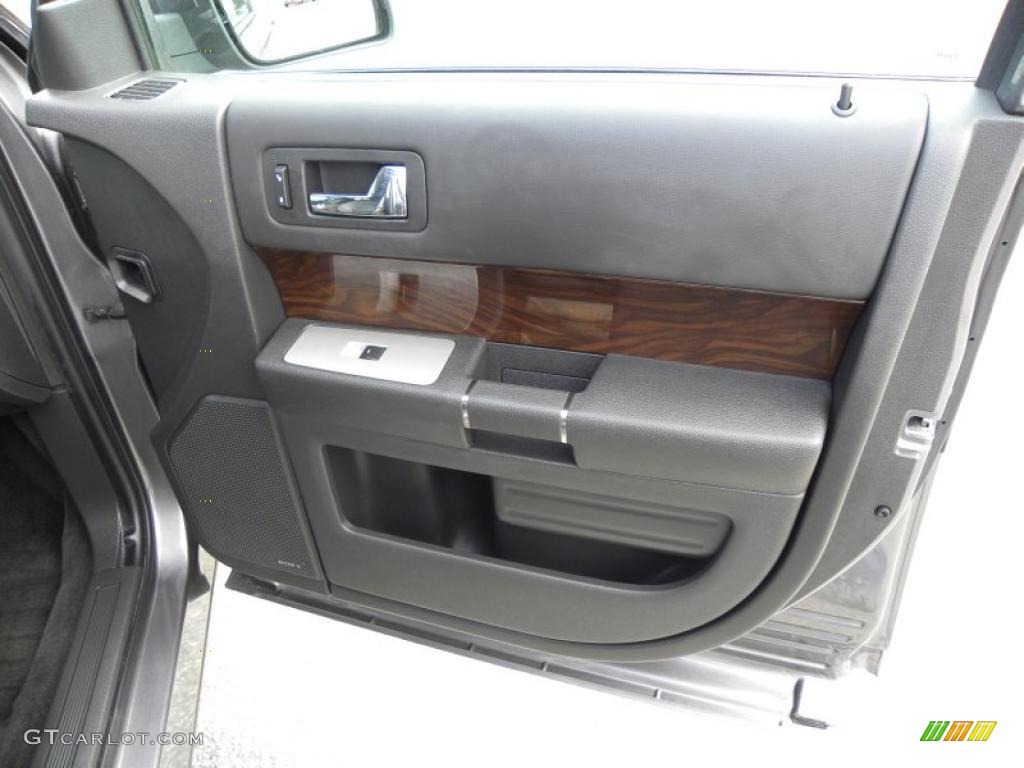 2010 Ford Flex SEL Charcoal Black Door Panel Photo #45439661