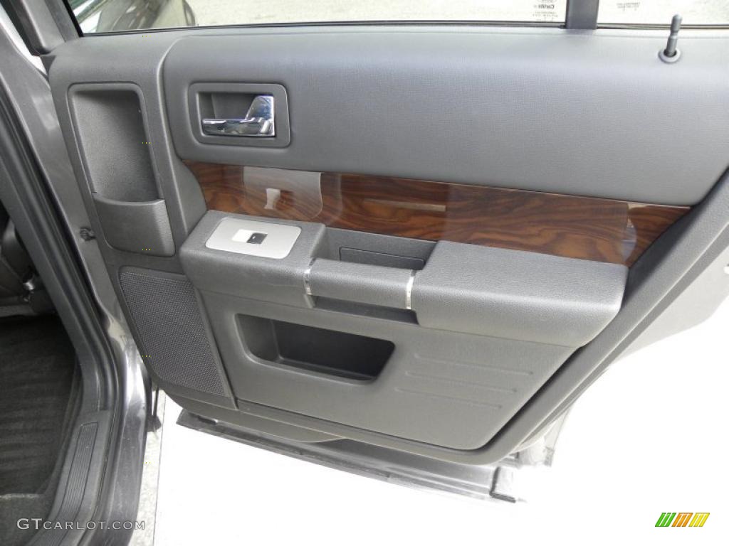2010 Ford Flex SEL Charcoal Black Door Panel Photo #45439905