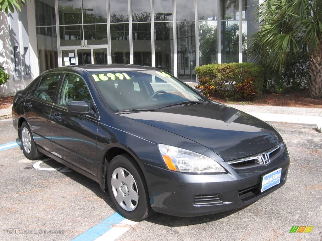 2006 Accord LX Sedan - Graphite Pearl / Gray photo #1