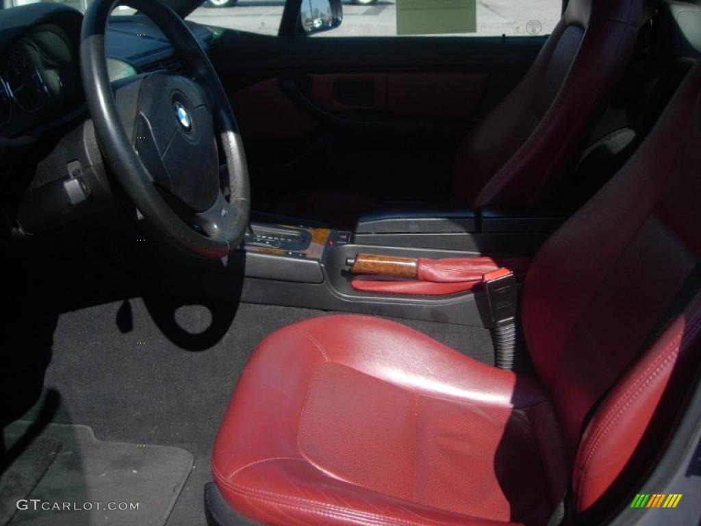 Tanin Red Interior 2000 BMW Z3 2.3 Roadster Photo #45440537