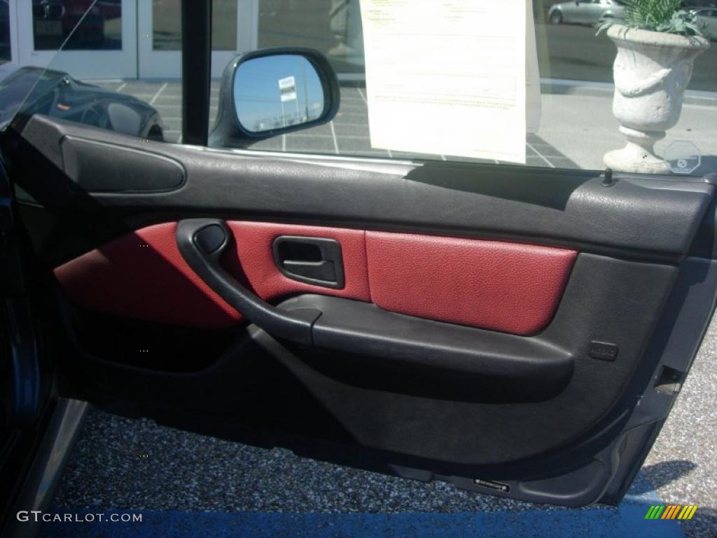 2000 BMW Z3 2.3 Roadster Tanin Red Door Panel Photo #45440577