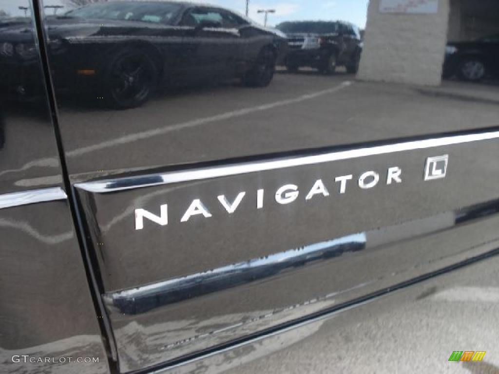 2008 Navigator L Luxury 4x4 - Black / Stone/Charcoal Black photo #46