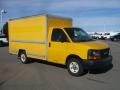 Yellow - Savana Cutaway 3500 Commercial Cargo Van Photo No. 1