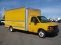 Yellow - Savana Cutaway 3500 Commercial Cargo Van Photo No. 1