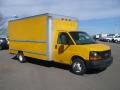 Yellow - Savana Cutaway 3500 Commercial Cargo Van Photo No. 1