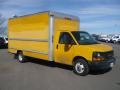 Yellow - Savana Cutaway 3500 Commercial Cargo Van Photo No. 1