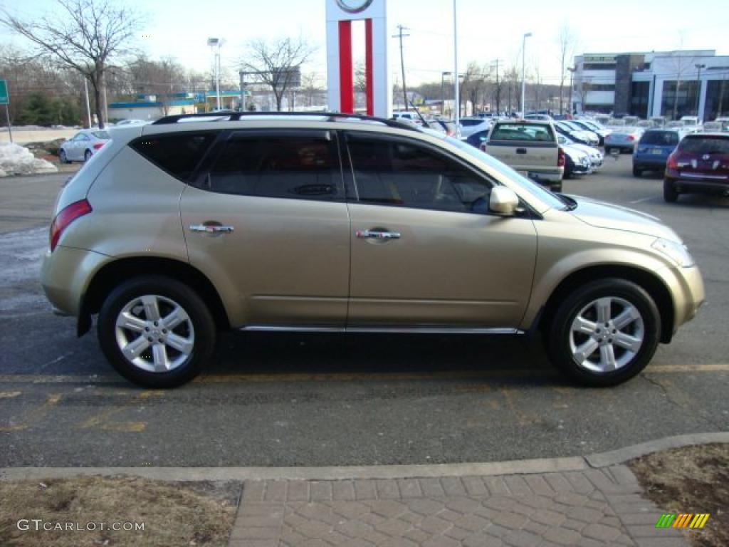 2007 Murano SL AWD - Chardonnay Metallic / Cafe Latte photo #6