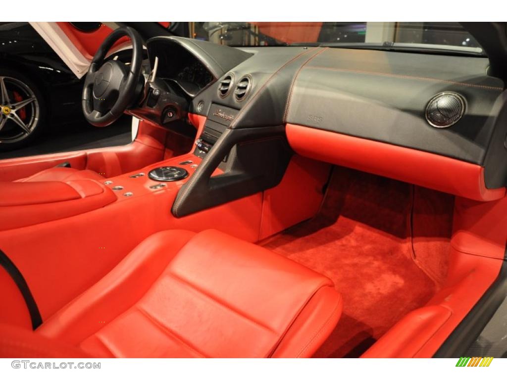 Rosso Centaurus Interior 2006 Lamborghini Murcielago Roadster Photo #45444563