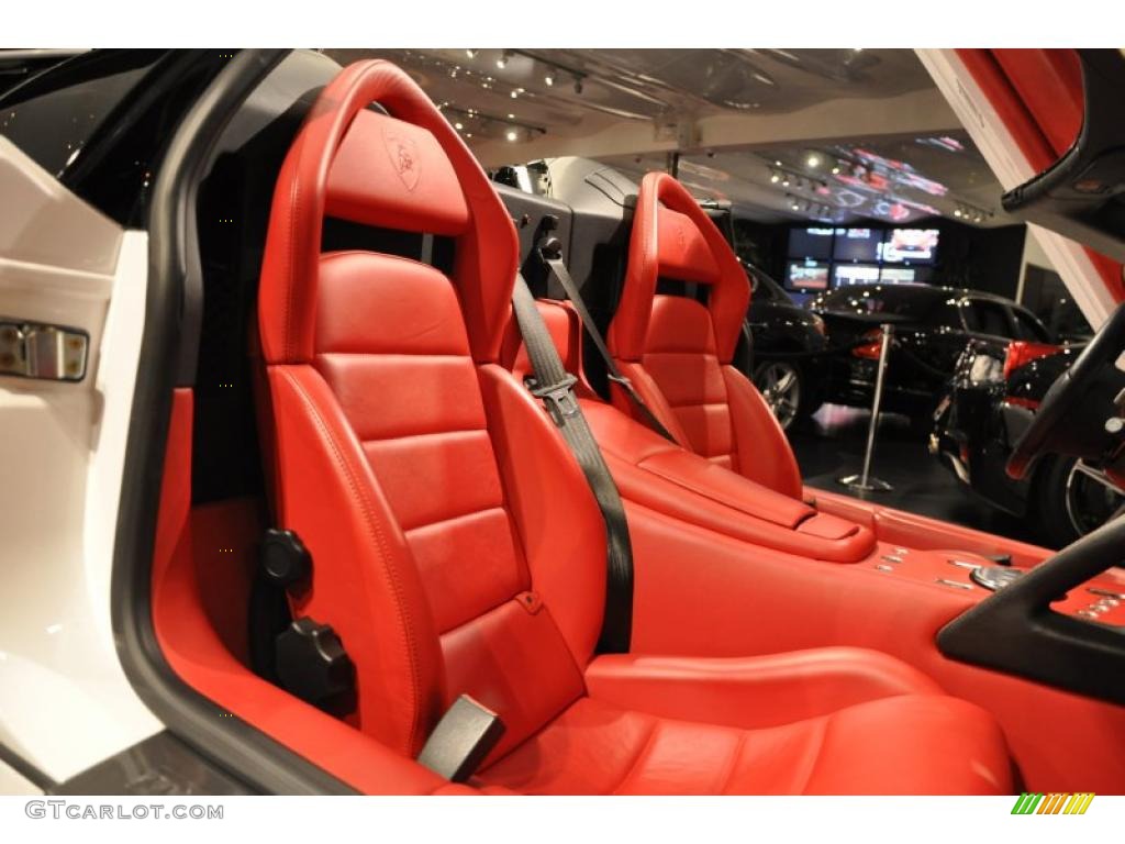 Rosso Centaurus Interior 2006 Lamborghini Murcielago Roadster Photo #45444575