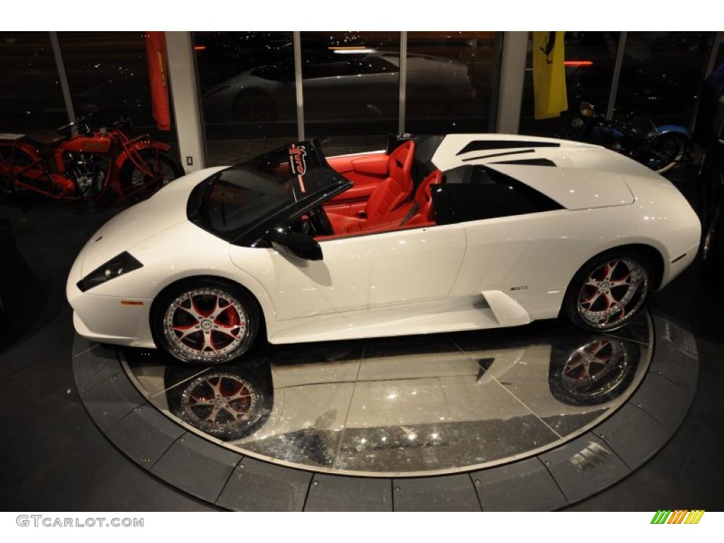 Bianco Isis 2006 Lamborghini Murcielago Roadster Exterior Photo #45444739