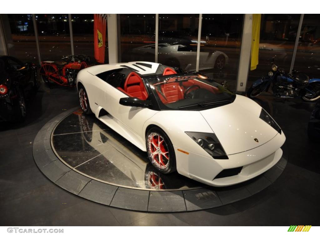 Bianco Isis 2006 Lamborghini Murcielago Roadster Exterior Photo #45444925