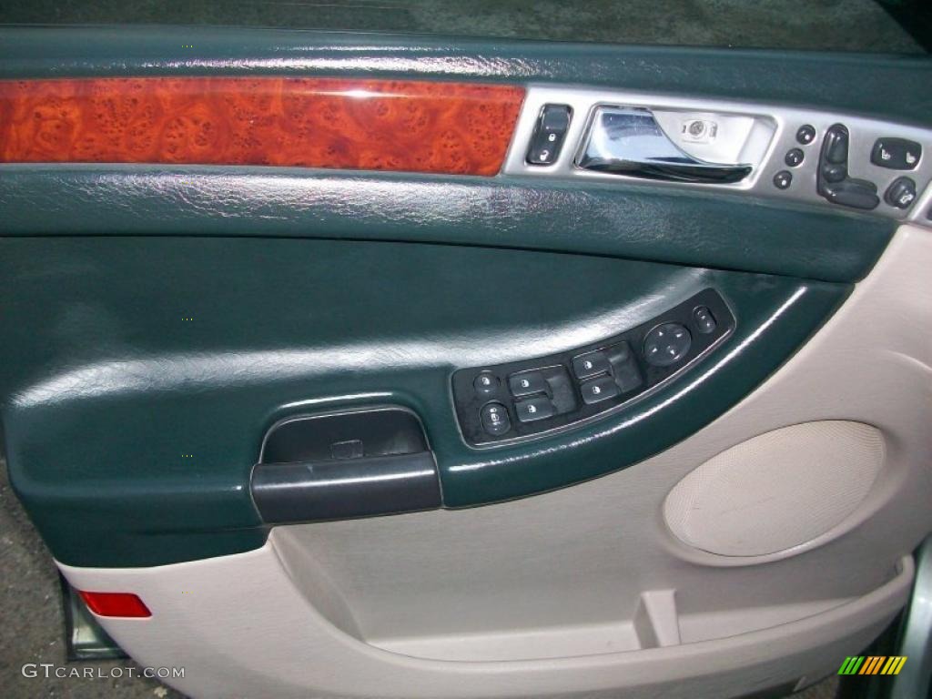 2004 Chrysler Pacifica AWD Deep Jade/Light Taupe Door Panel Photo #45447471