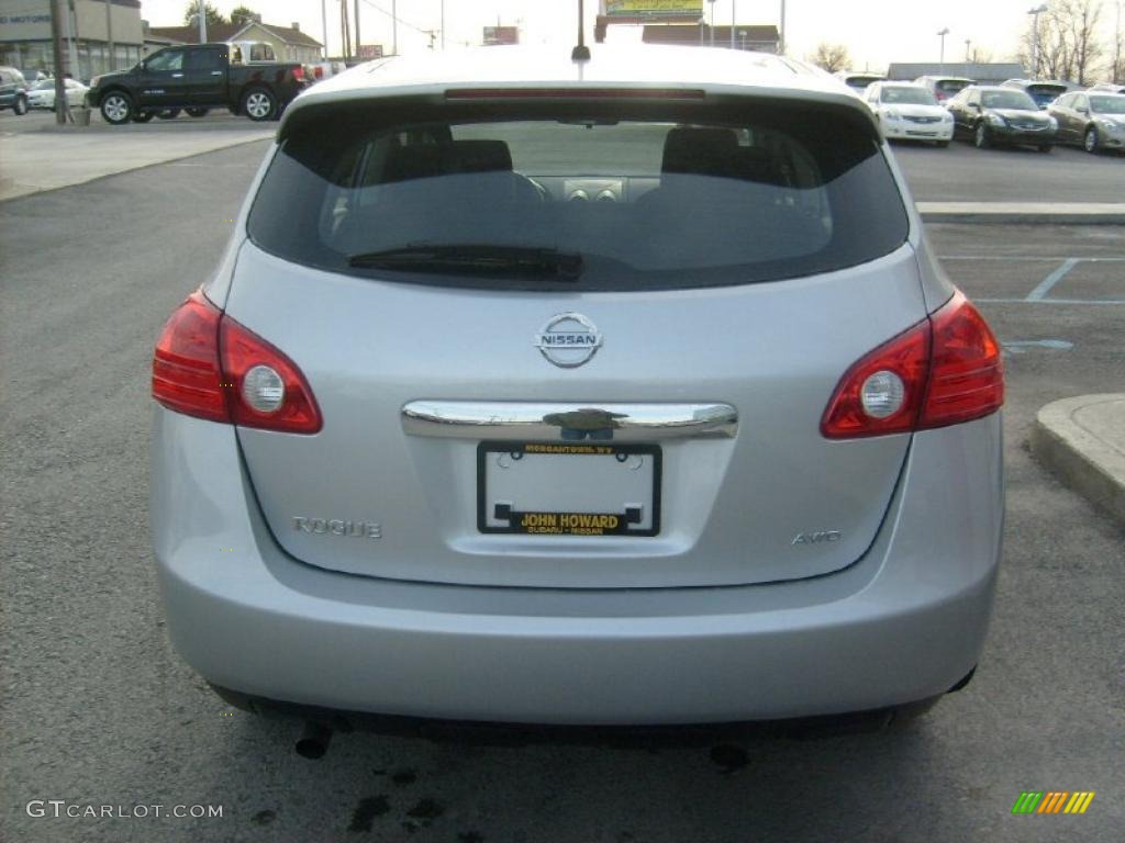 2011 Rogue S AWD - Silver Ice Metallic / Black photo #8