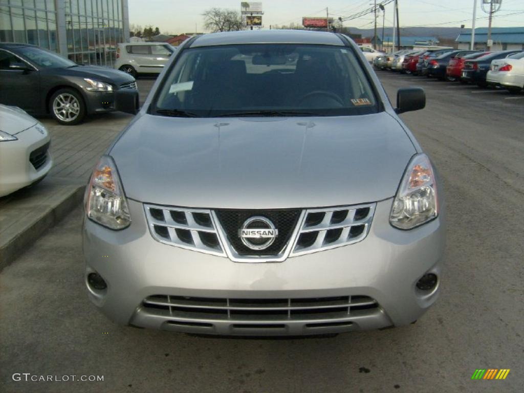 2011 Rogue S AWD - Silver Ice Metallic / Black photo #11