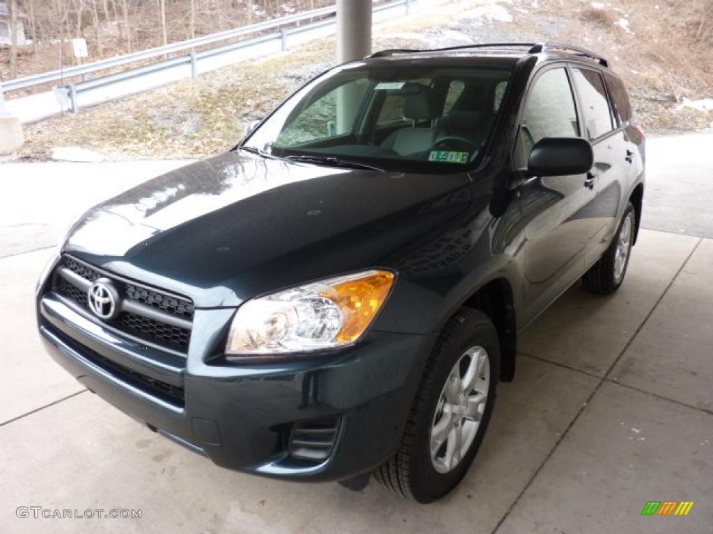 Black Forest Metallic 2011 Toyota RAV4 I4 4WD Exterior Photo #45451480