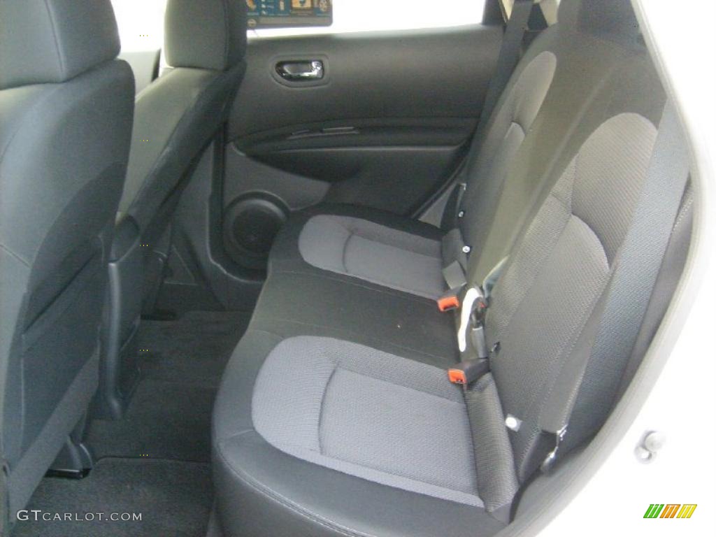 Black Interior 2011 Nissan Rogue SV AWD Photo #45451864