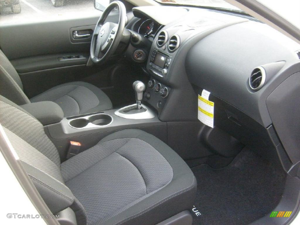 Black Interior 2011 Nissan Rogue SV AWD Photo #45451888