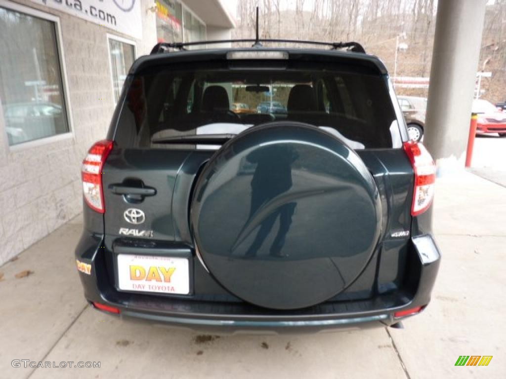 2011 RAV4 I4 4WD - Black Forest Metallic / Ash photo #3