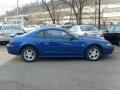 2004 Sonic Blue Metallic Ford Mustang V6 Coupe  photo #6