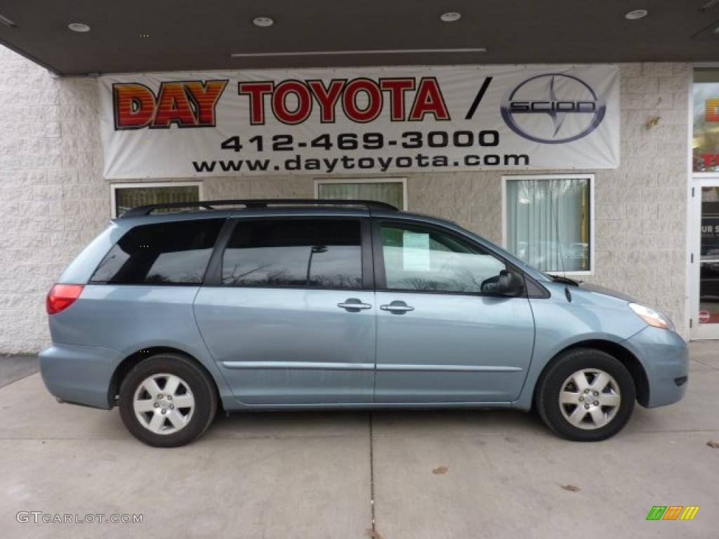 2006 Sienna LE - Blue Mirage Metallic / Stone Gray photo #1