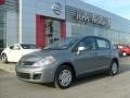 2011 Magnetic Gray Metallic Nissan Versa 1.8 S Hatchback  photo #1