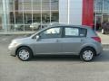 2011 Magnetic Gray Metallic Nissan Versa 1.8 S Hatchback  photo #2