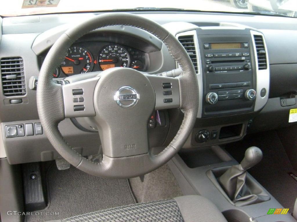 Graphite Interior 2011 Nissan Frontier SV V6 King Cab 4x4 Photo #45454950