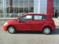 2011 Red Alert Nissan Versa 1.8 S Hatchback  photo #2